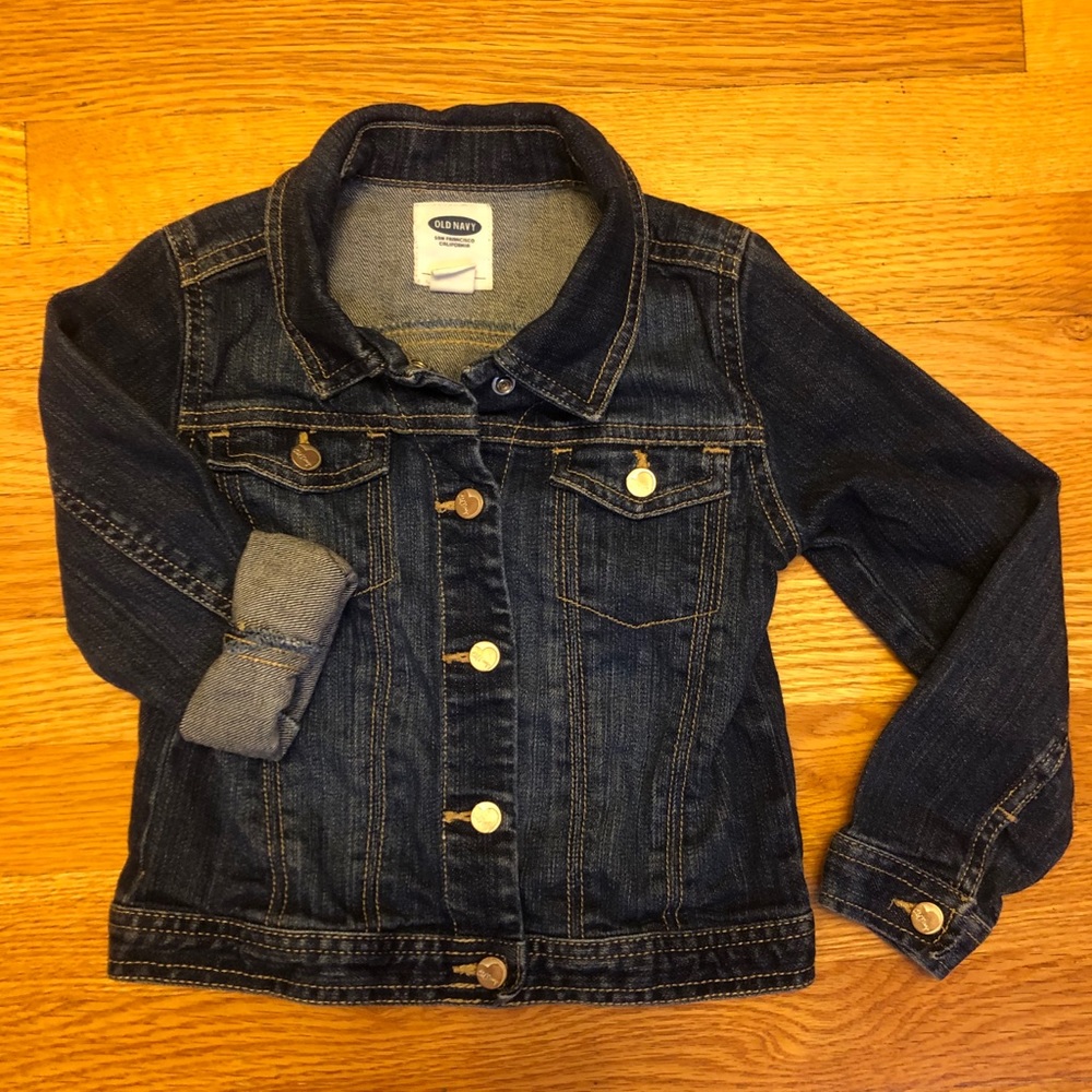 Old Navy Little Girls sz 5T Jean Jacket